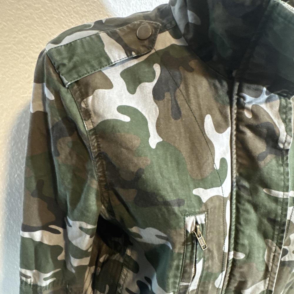 Womens Chore Coat Camo Jacket Size Medium Army Camouflage Military Love Tree - Picture 11 of 16